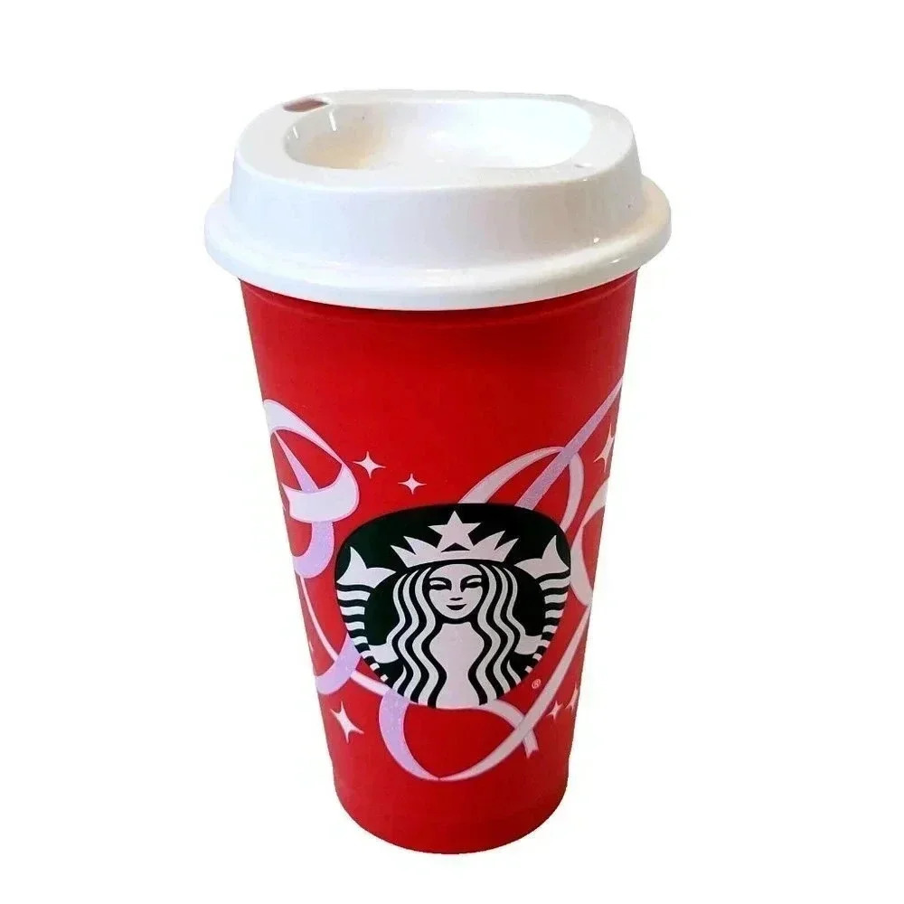 Starbucks 2013 Christmas Travel Cup Tumbler Holiday Reusable Plastic 16 oz.